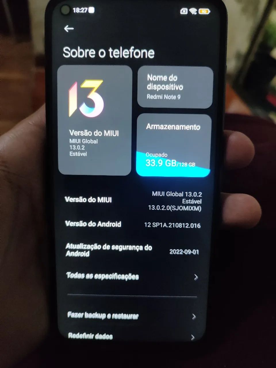 Redmi Note 9 (128GB e 6RAM) CINZA - Foto 4