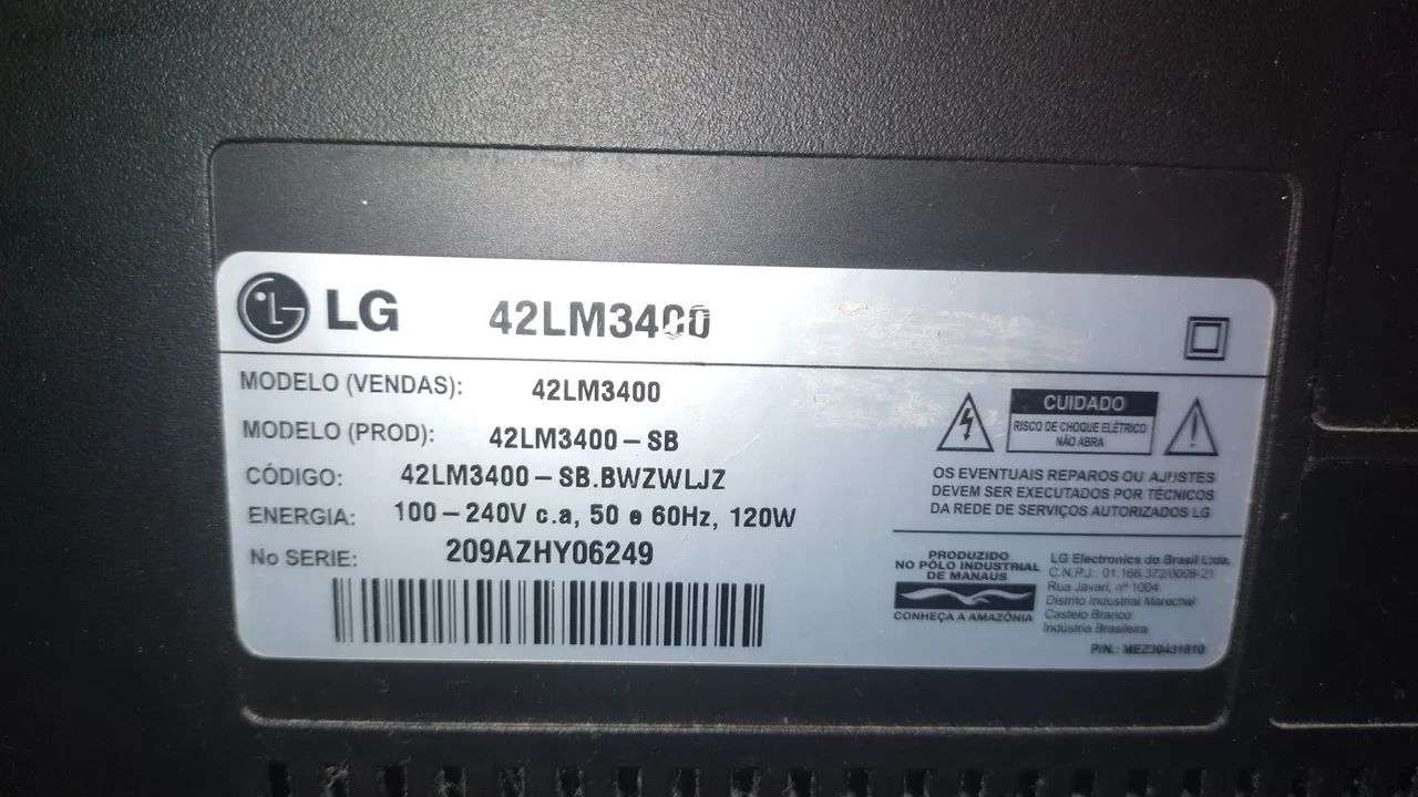 Vendo tv LG 42 polegadas não e smart  - Foto 2