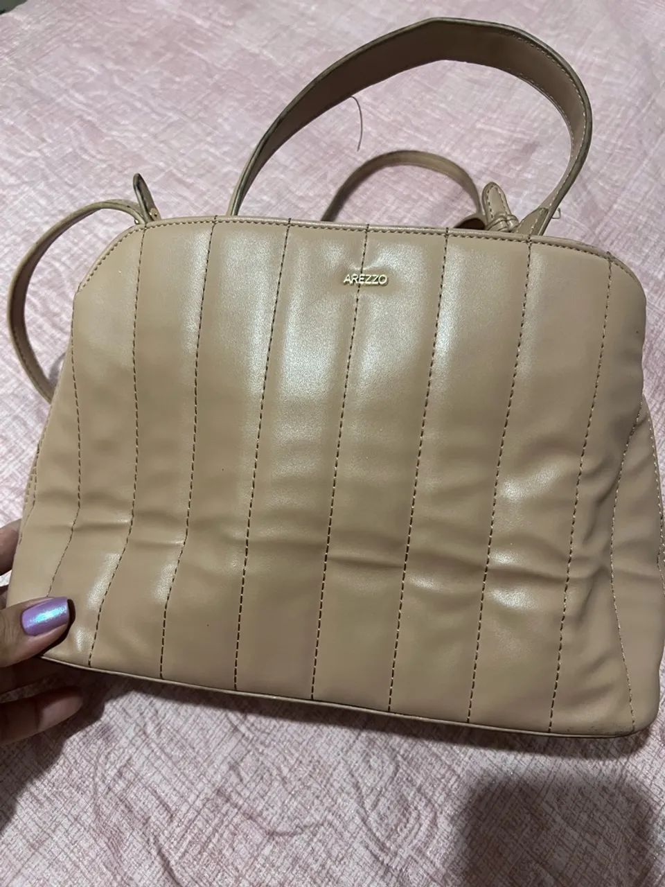 Bolsa Arezzo Bege Original 