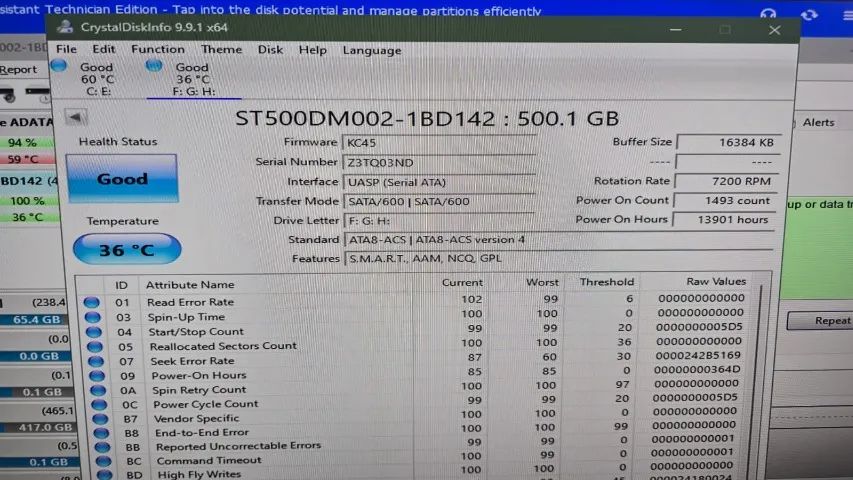 HD 5000GB PC Seagate com Windows 10 e Office PreInstalado GPT  - Foto 3