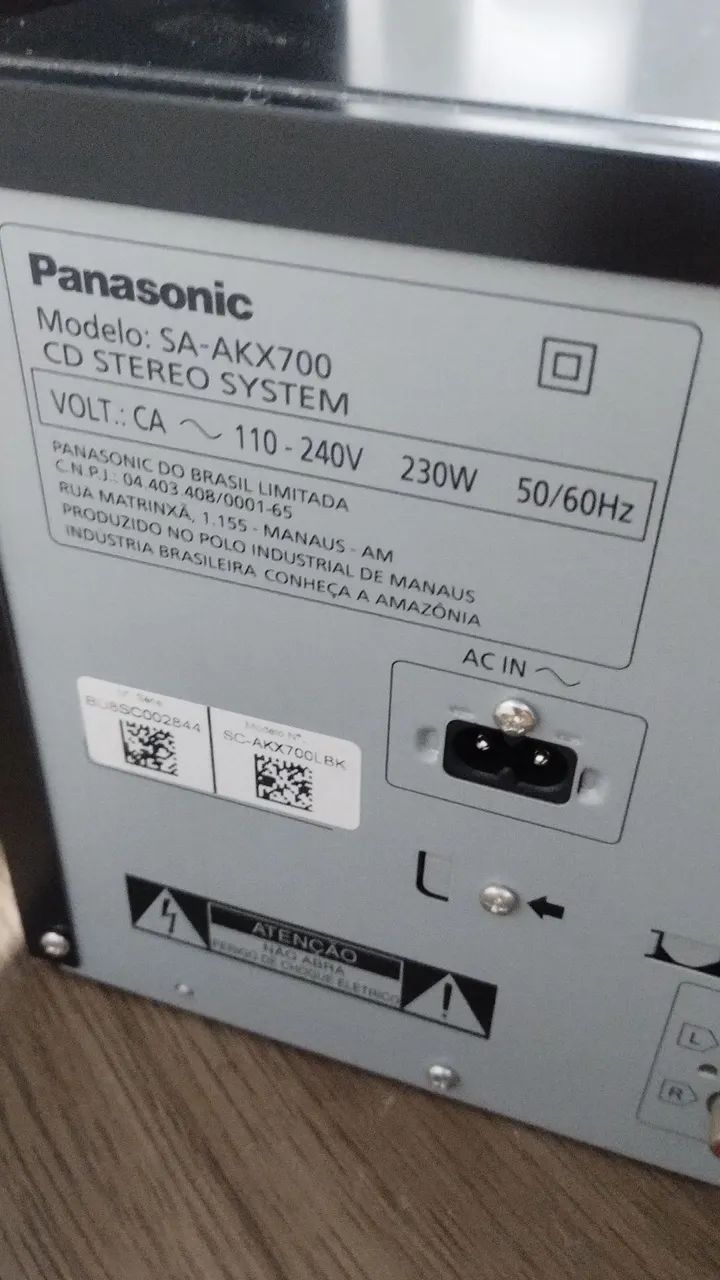 Som Panasonic AKX700