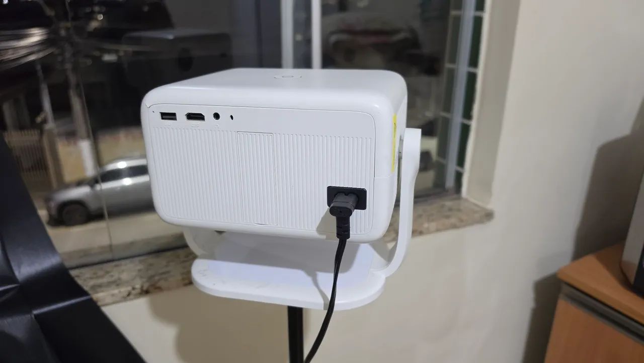Projetor magcubic l018 com tripé + caixa de som bluetooth sumay 60w - Foto 5
