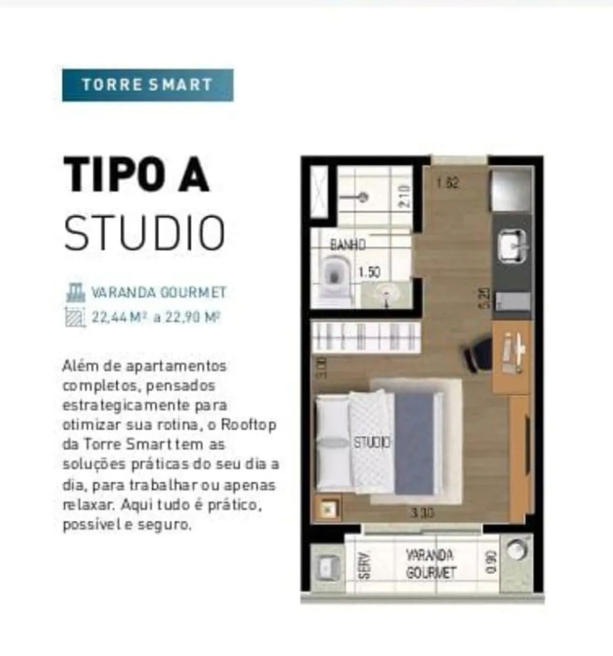 Studios Diamond Infinity no Melhor da Av. Itamar Franco - Foto 5