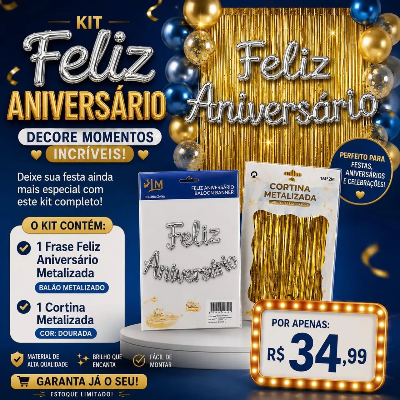 Kit aniversário 