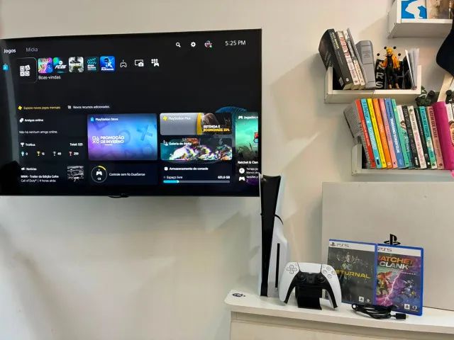 PS5 SLIM COM LEITOR DE DISCO  - Foto 5