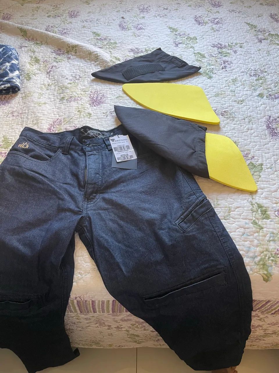 Calça reforçada motociclista 