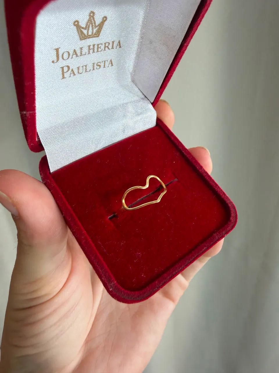 Anel de ouro 18k