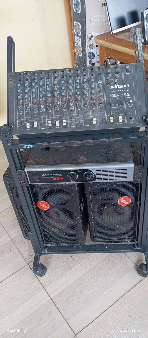 Mesa de som completo 