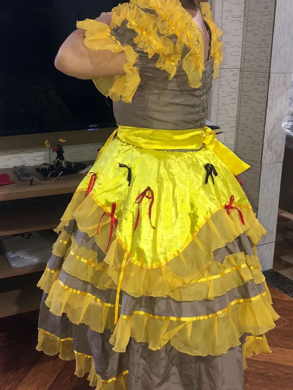 Vestido de quadrilha usado apenas 01 dia - Foto 3