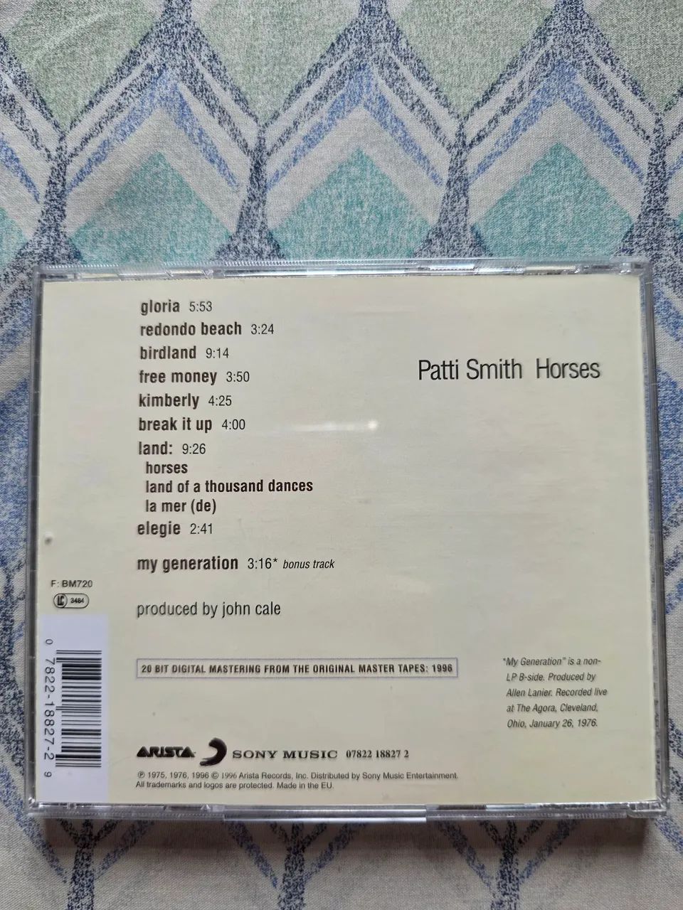 CD Patti Smith - Horses (Importado) - Foto 2