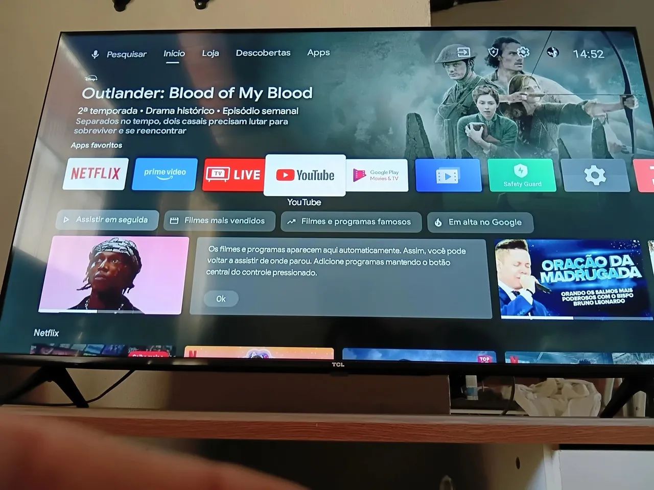 TV TCL 43 POLEGADAS RECÉM COMPRADA!!