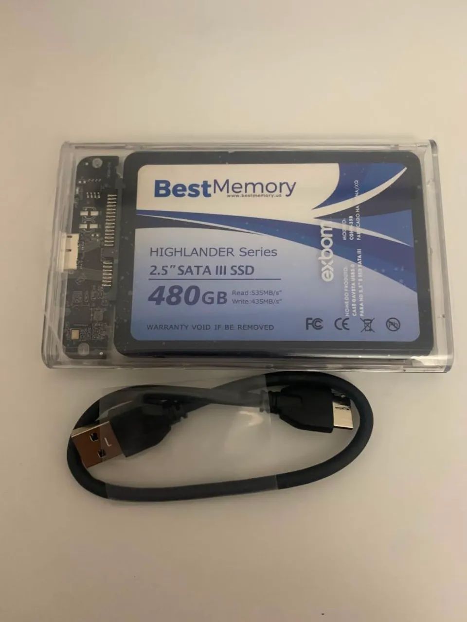 HD externo com ssd de 480 gb  - Foto 2
