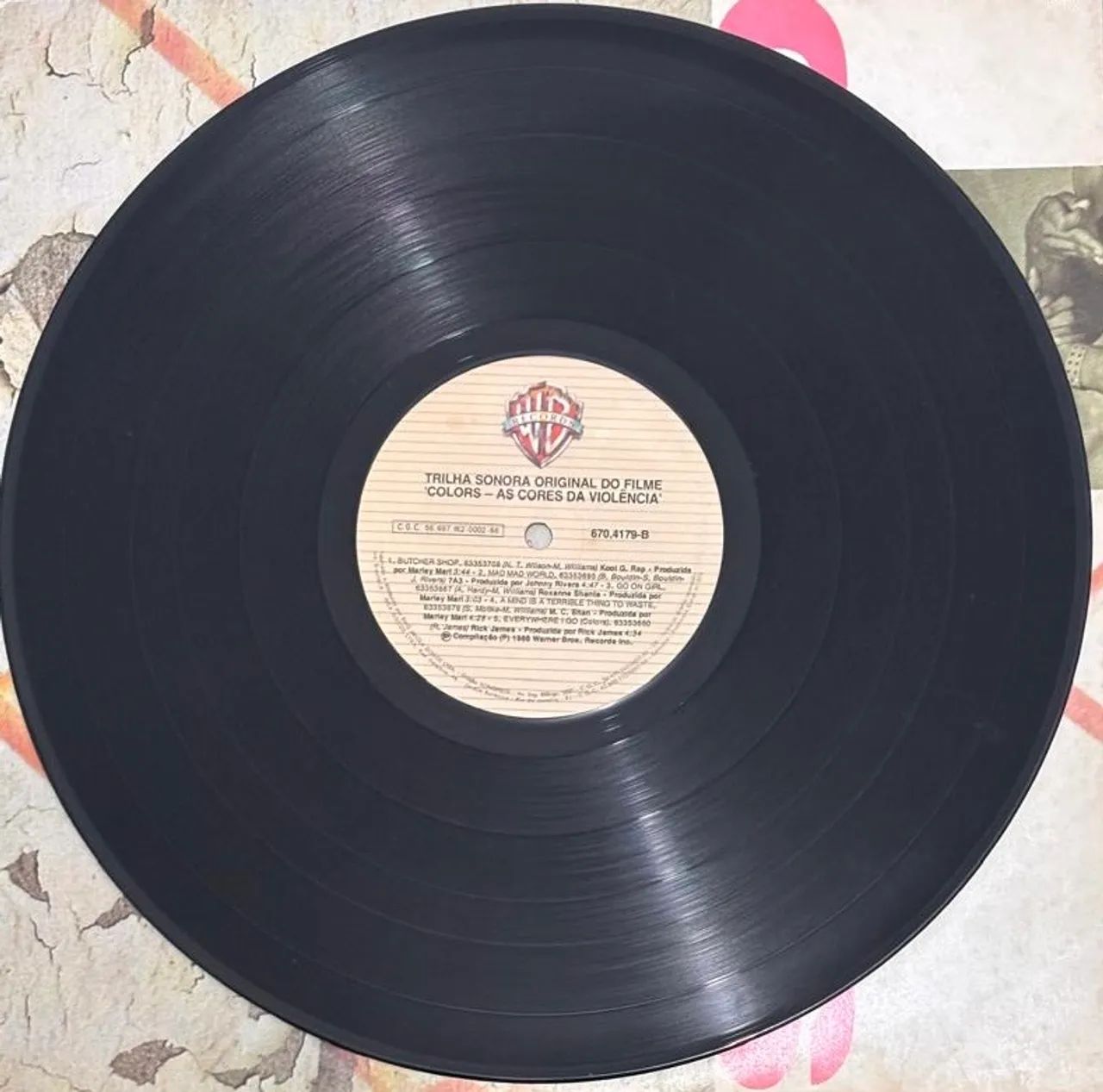 Colors As Cores da Violência Lp Vinil 1988 - Foto 3
