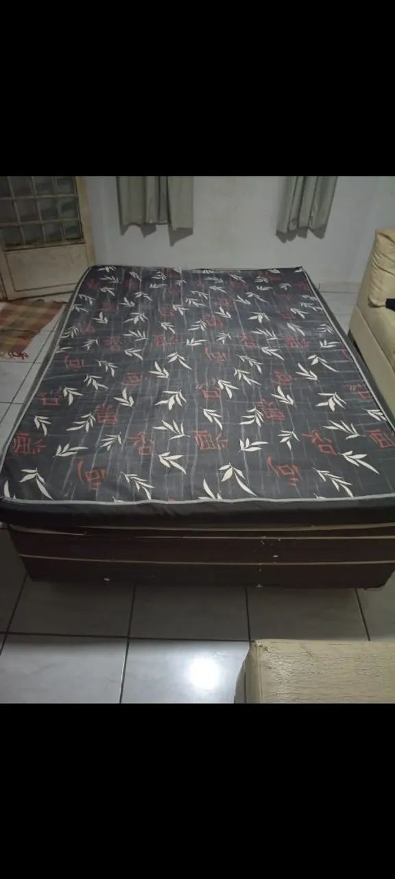 Cama box molas e colchão por 260 ENTREGO 