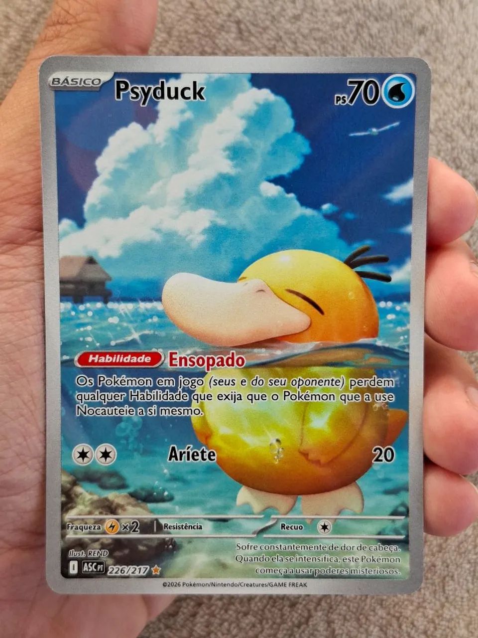 PSYDUCK (226/117) ilustração rara de heróis excelsos