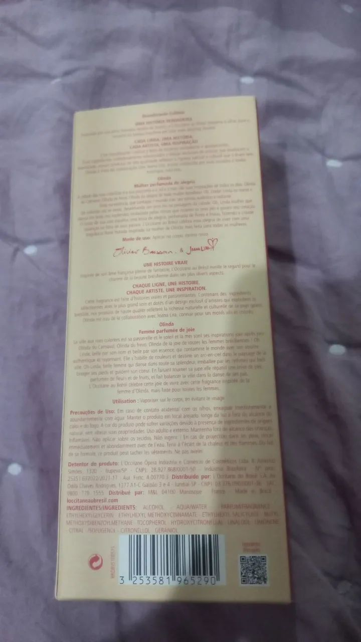 Caixa vazia Olinda - L'Occitane au Brésil - Foto 2