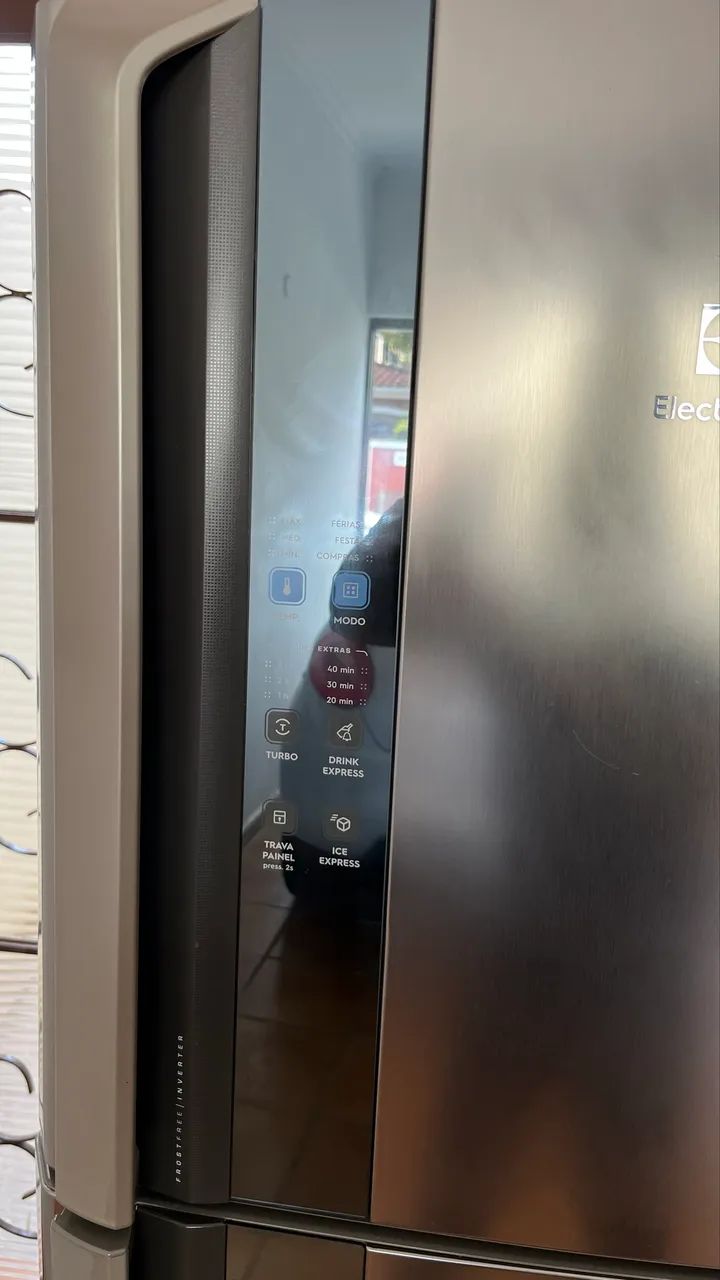 Refrigerador Electrolux Inox 127V - Foto 2