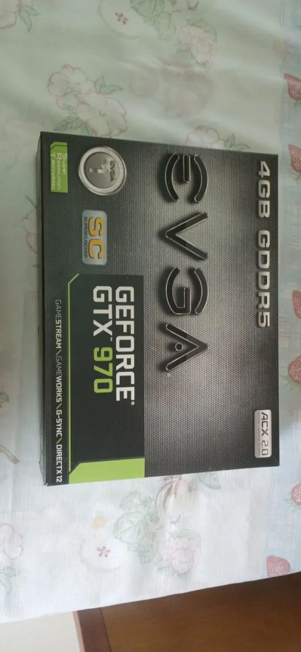 Placa de Vídeo EVGA Nvidia GeForce GTX 970 SC ACX 2.0