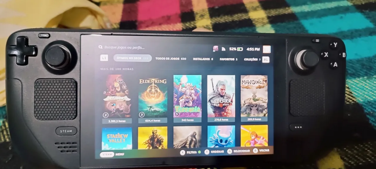 Steam Deck LCD 64gb + 512gb - Consoles de Vídeo Game - Jardim