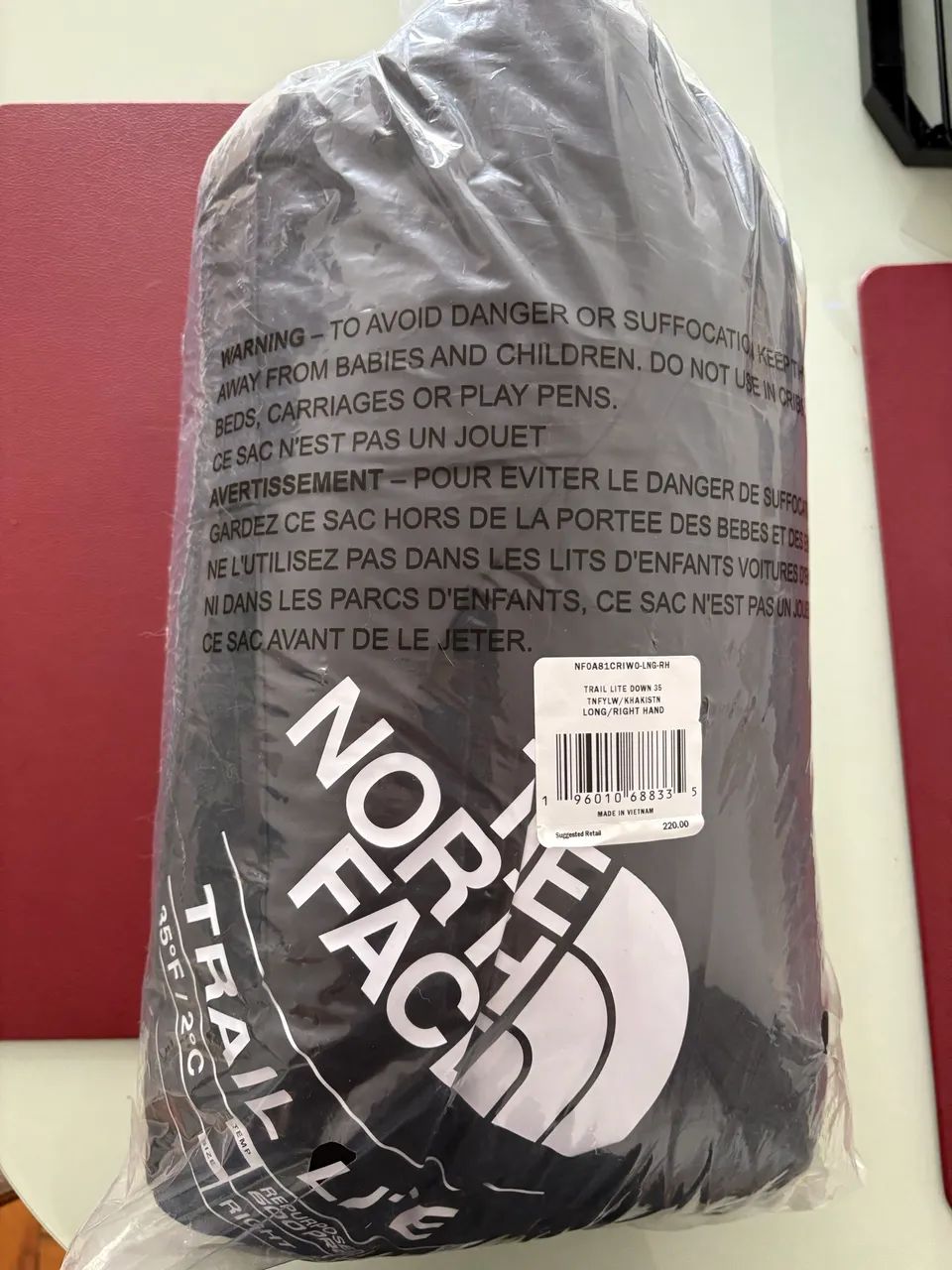 The North Face Trail Lite Down 35 Sleeping Bag Original - Foto 3