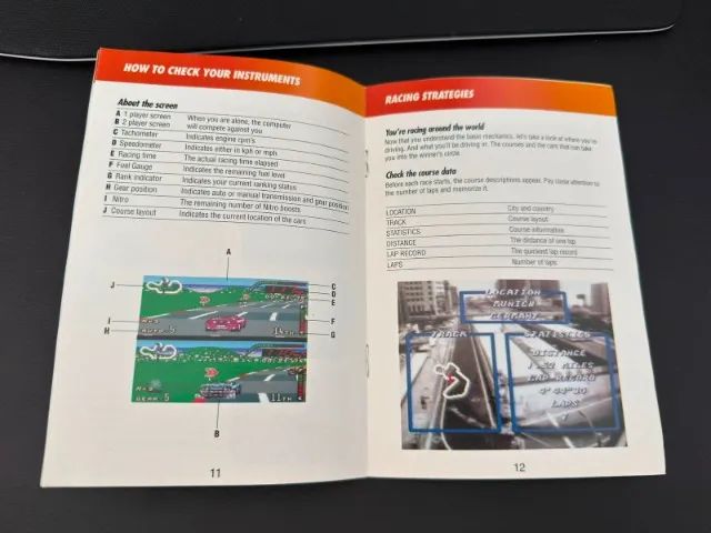 Manual Top Gear Nintendo Original Colorido - Foto 2