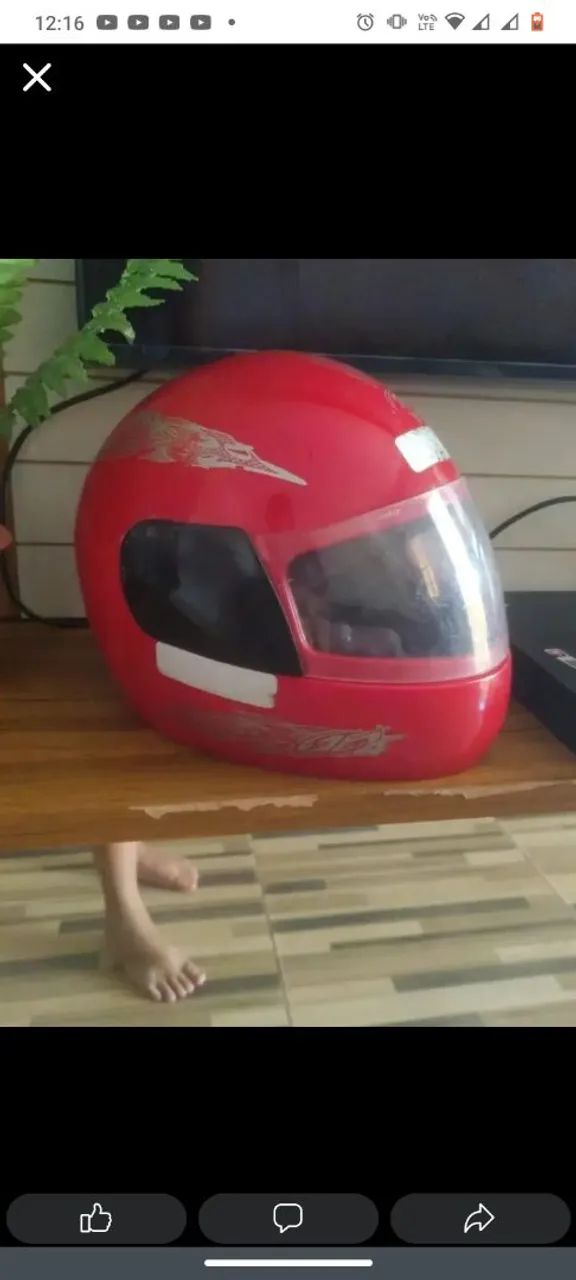 Vendo 2 capacetes todo bom  - Foto 2