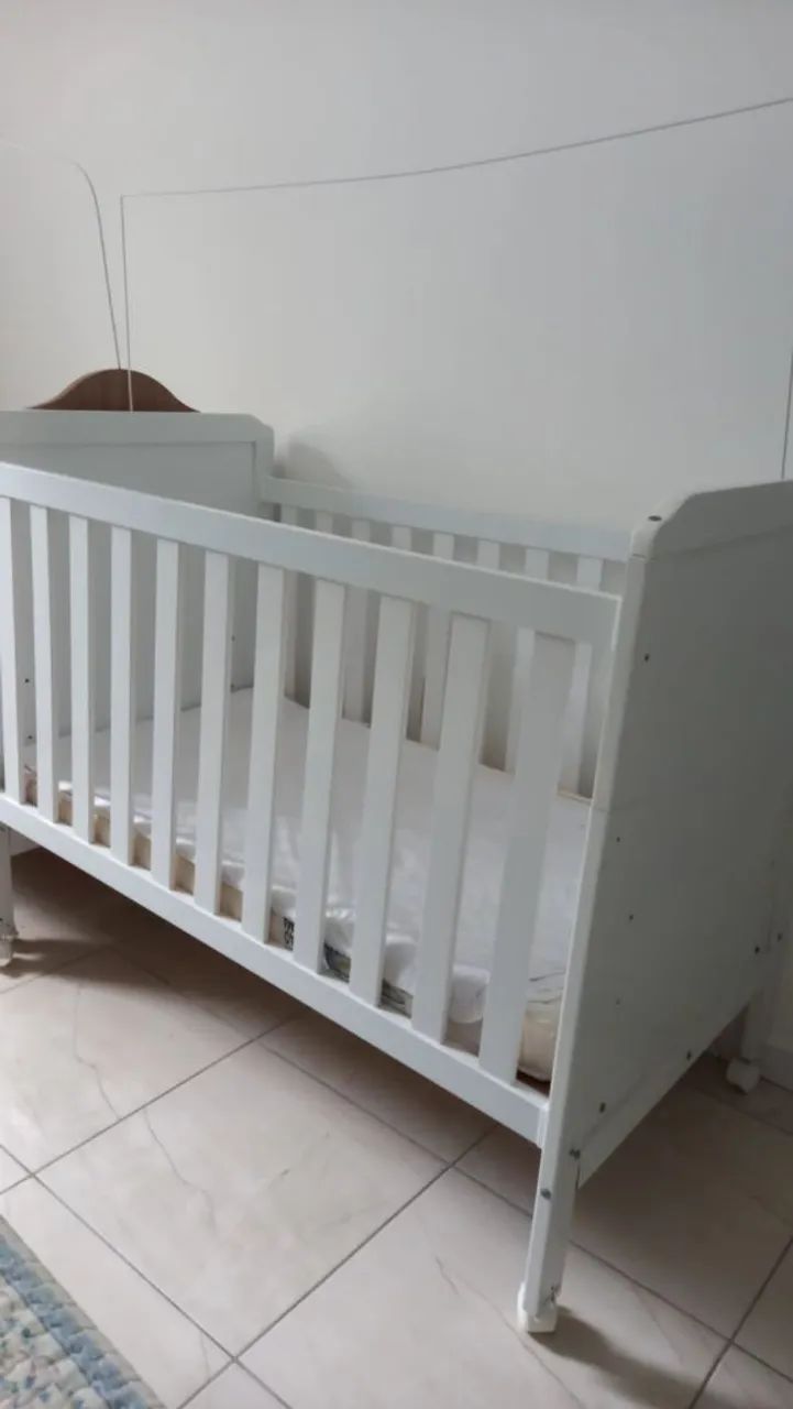BERÇO AMERICANO 2 EM 1 vira cama *colchao incluso 