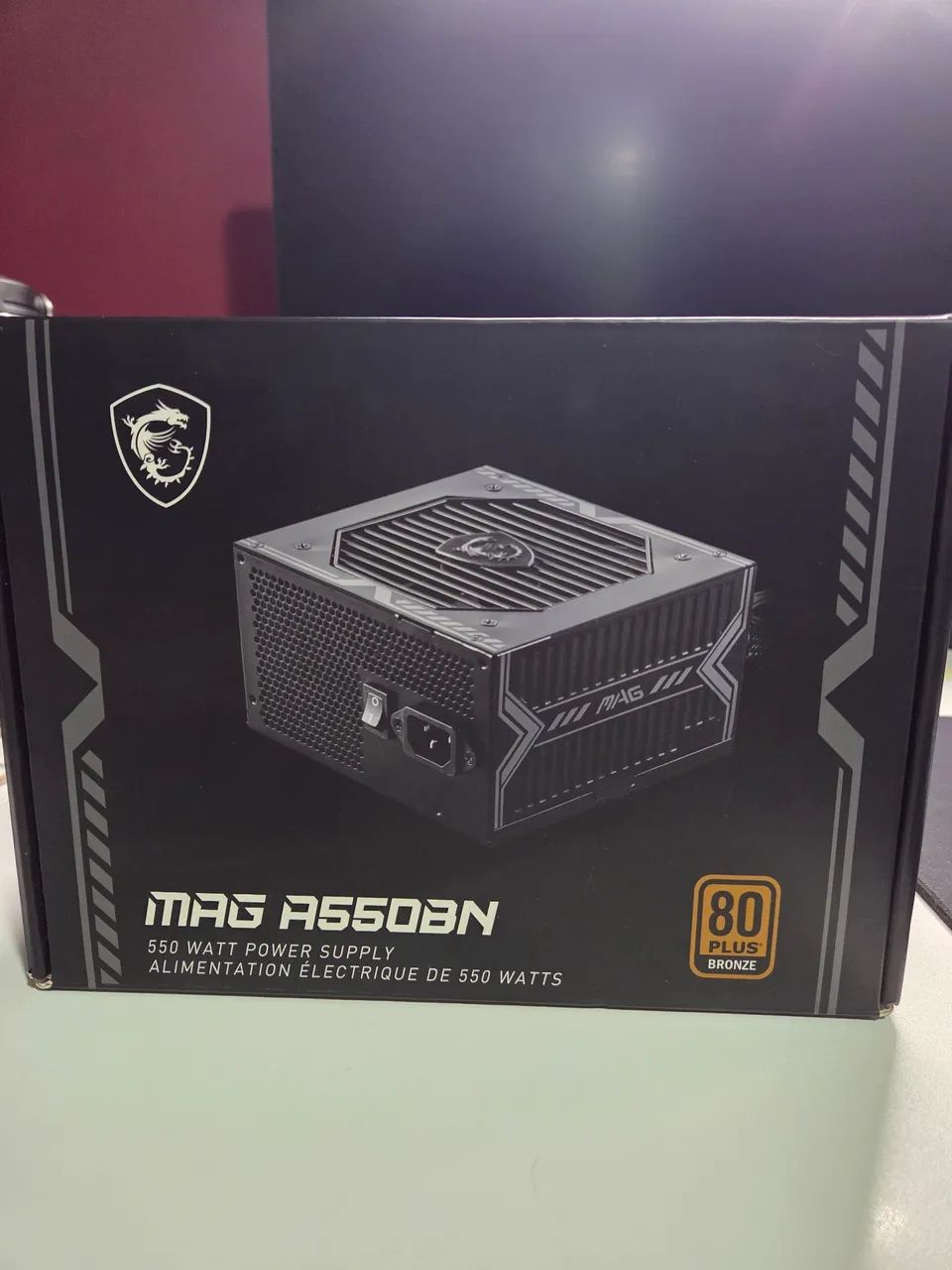 Fonte MSI MAG A550BN 550W 80 PLUS BRONZE