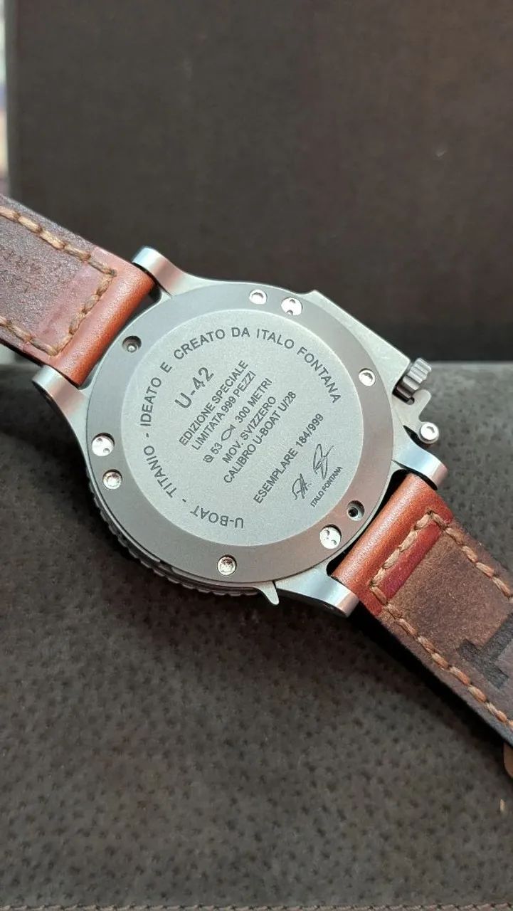 Relógio U-boat U42 Automático Schwarzenegger Edição Limitada - Foto 4