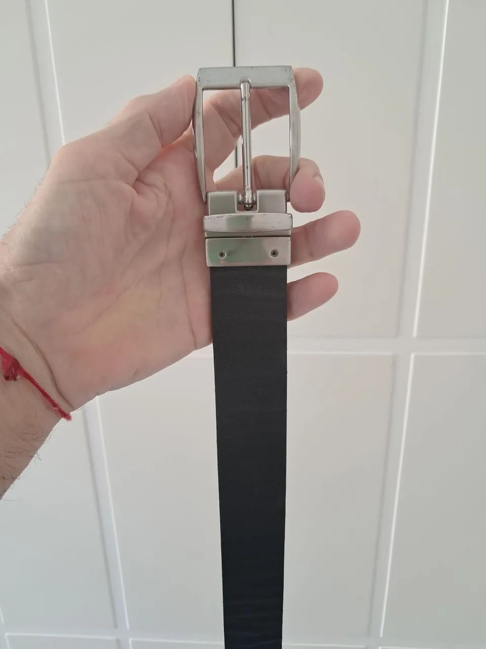 Cinto masculino MrCat Dupla face Marron/Preto - Foto 3