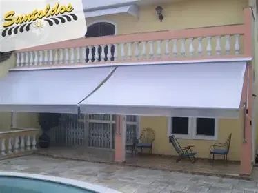Toldo Cortina Retrátil em Alumínio completo 