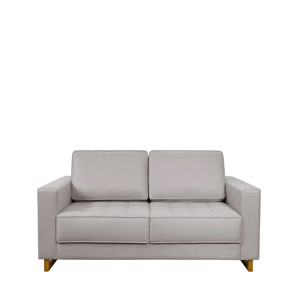 Sofá 2 lugares Linho Cinza - Foto 2