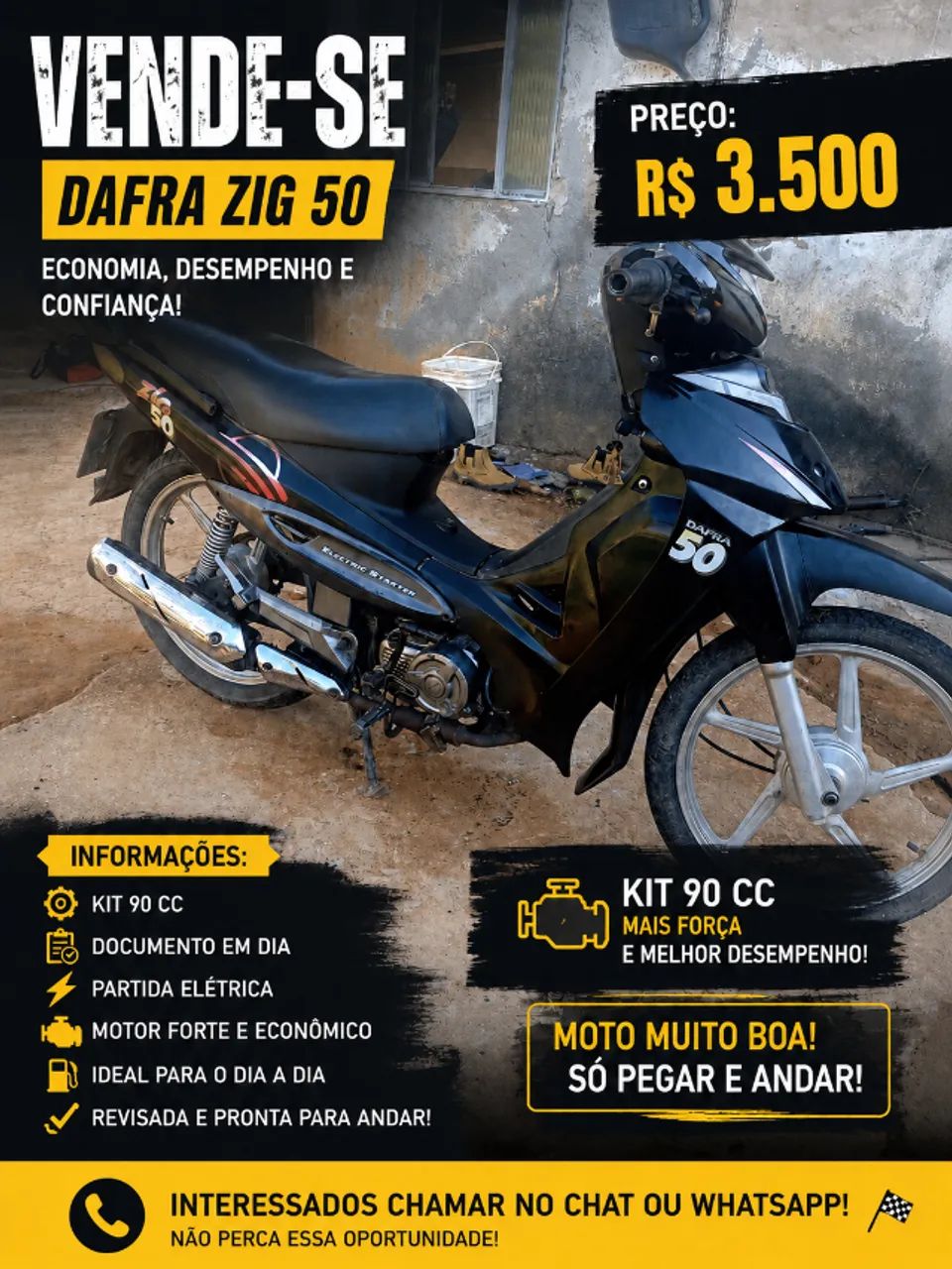 Drafta Zig 50 com 90 cc