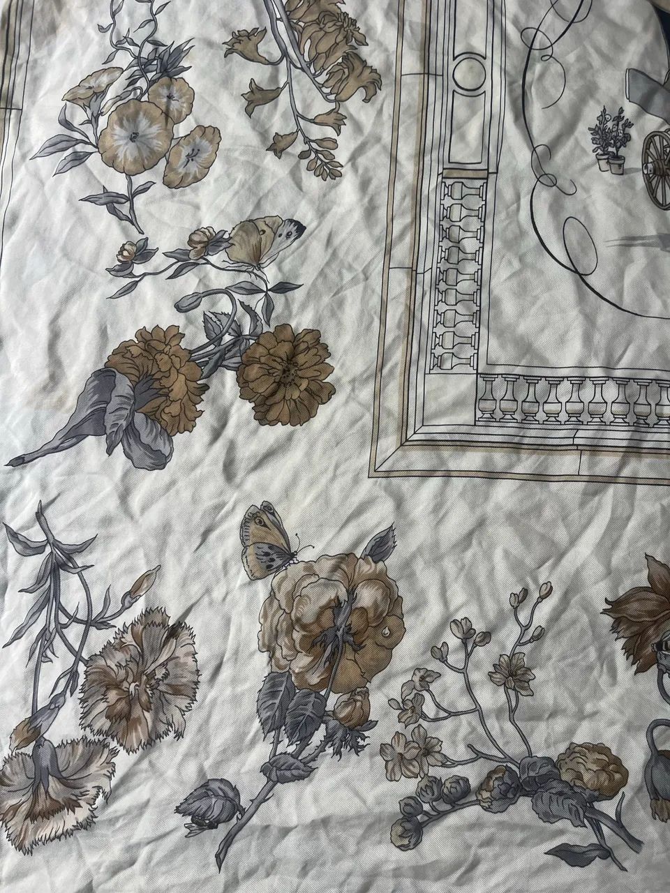 Lenço de seda Hermés original - Foto 4