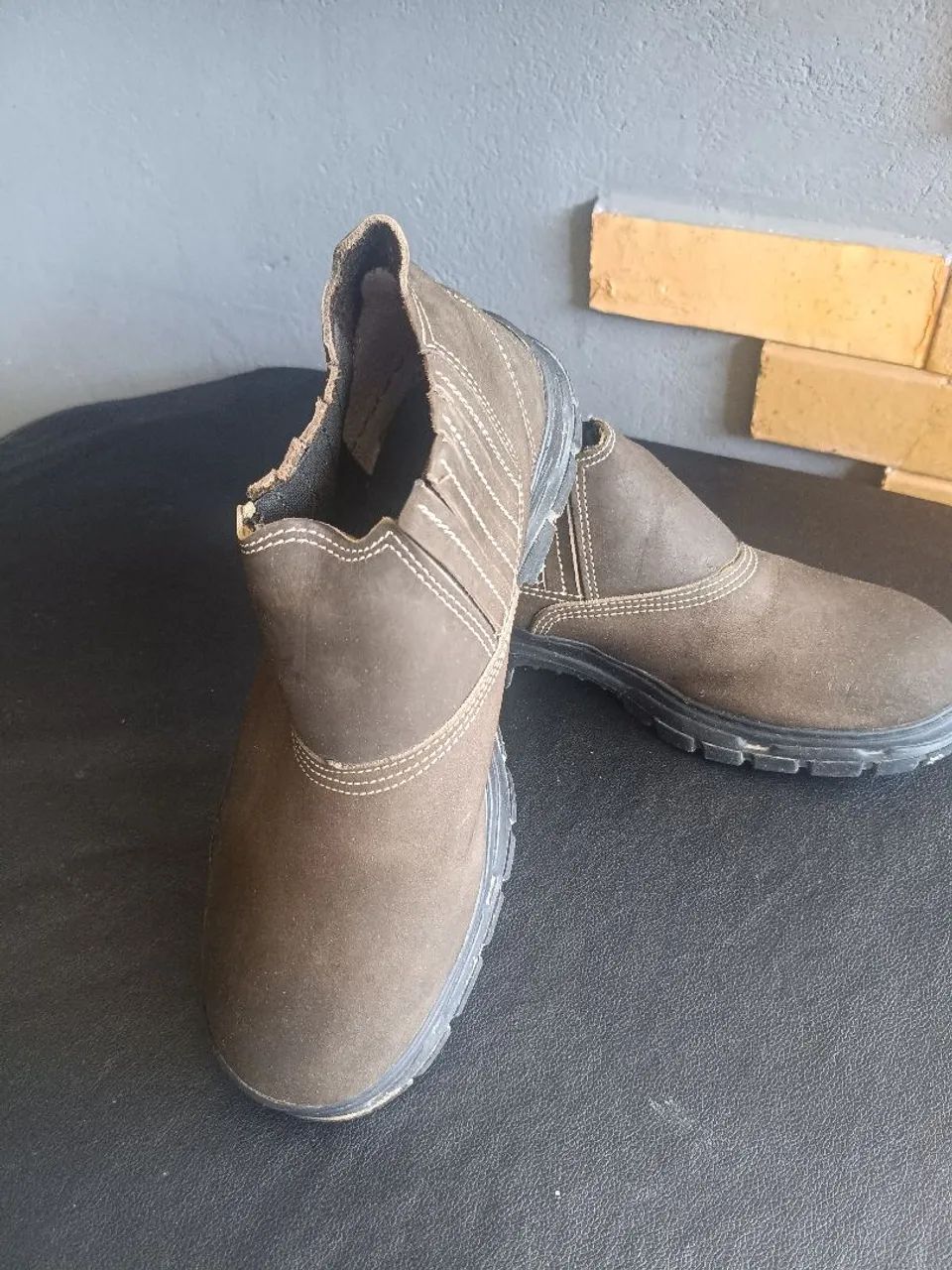 Bota de couro