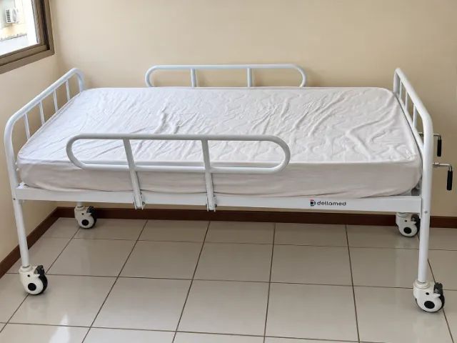 Cama Hospitalar Dellamed DX2 2 Movimentos + Colchão