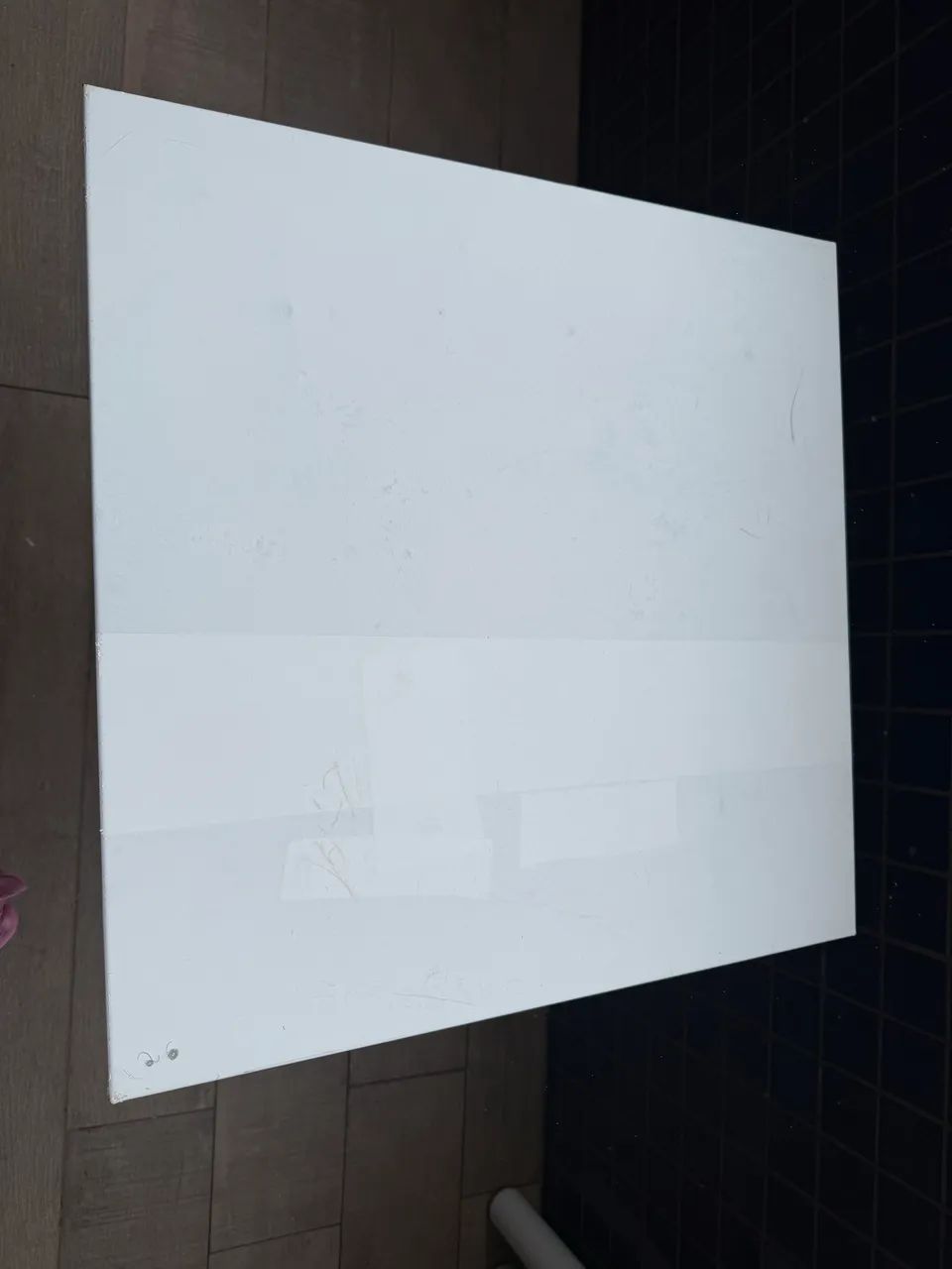 Vendo mesa quadrada de ferro dobrável.  - Foto 4