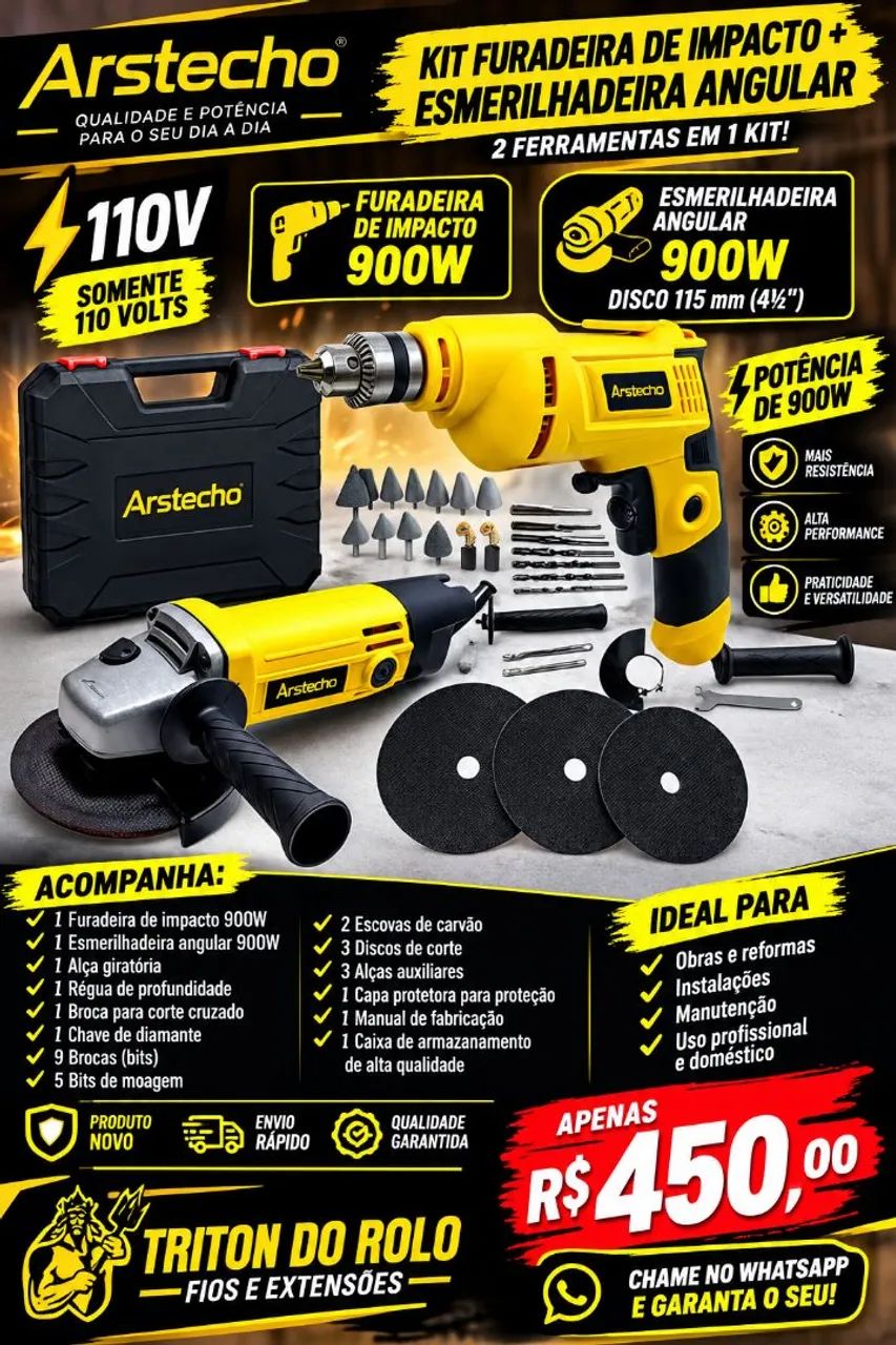 Kit Ferramentas Completo 