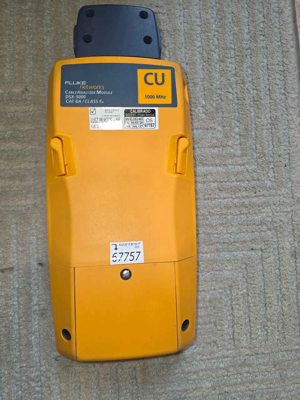 Fluke Networks DSX-5000 CableAnalyzer Kit Completo Calibrado Cat6/Cat6A - Foto 3