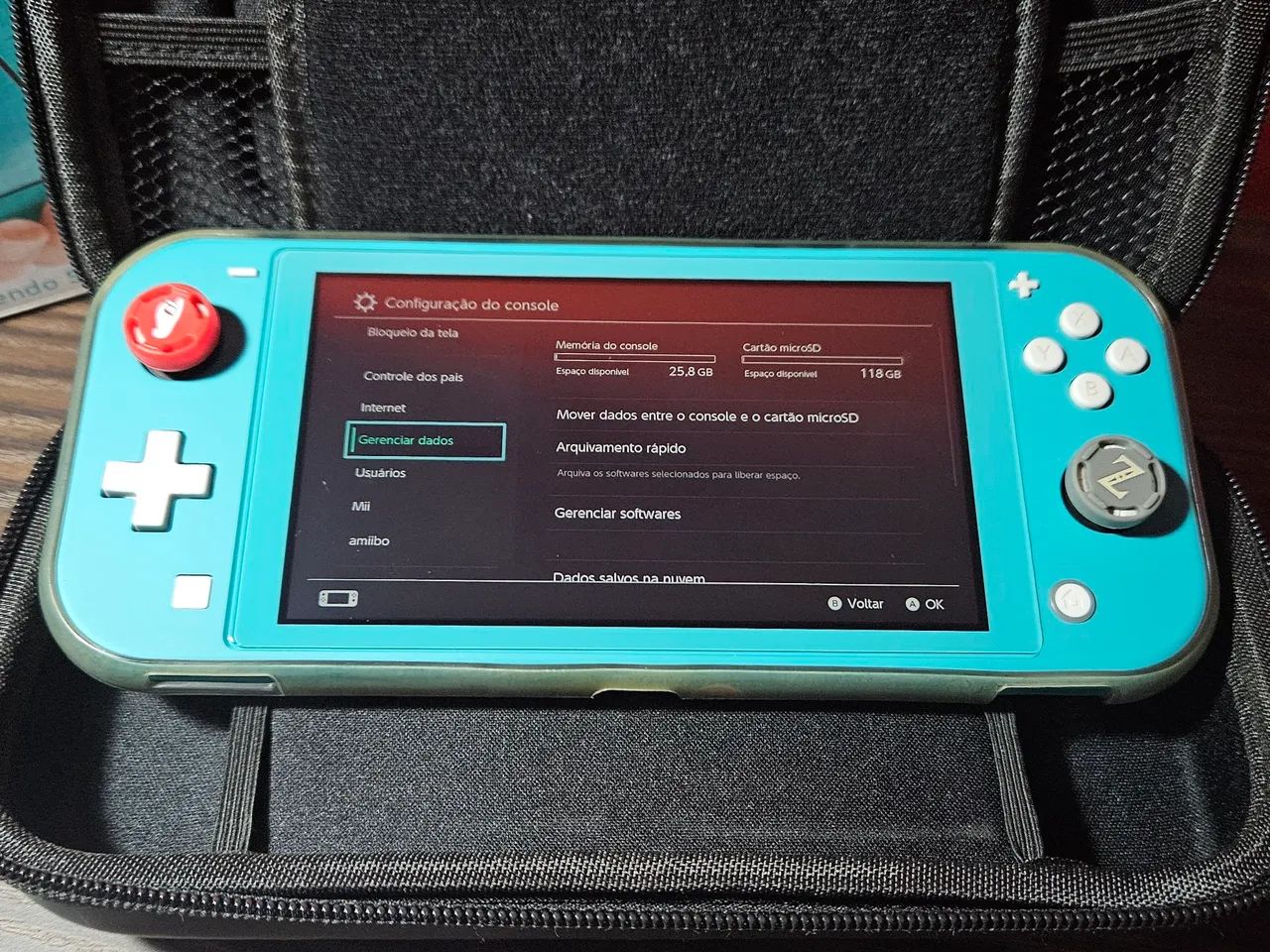 Nintendo Switch Lite + Acessórios  - Foto 4