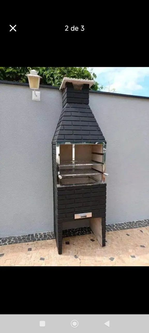 Churrasqueira modelo tijolinho pré moldada! - Foto 2