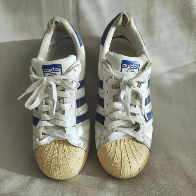 Adidas Superstar tam. 40 - Branco e Azul Royal - Foto 2
