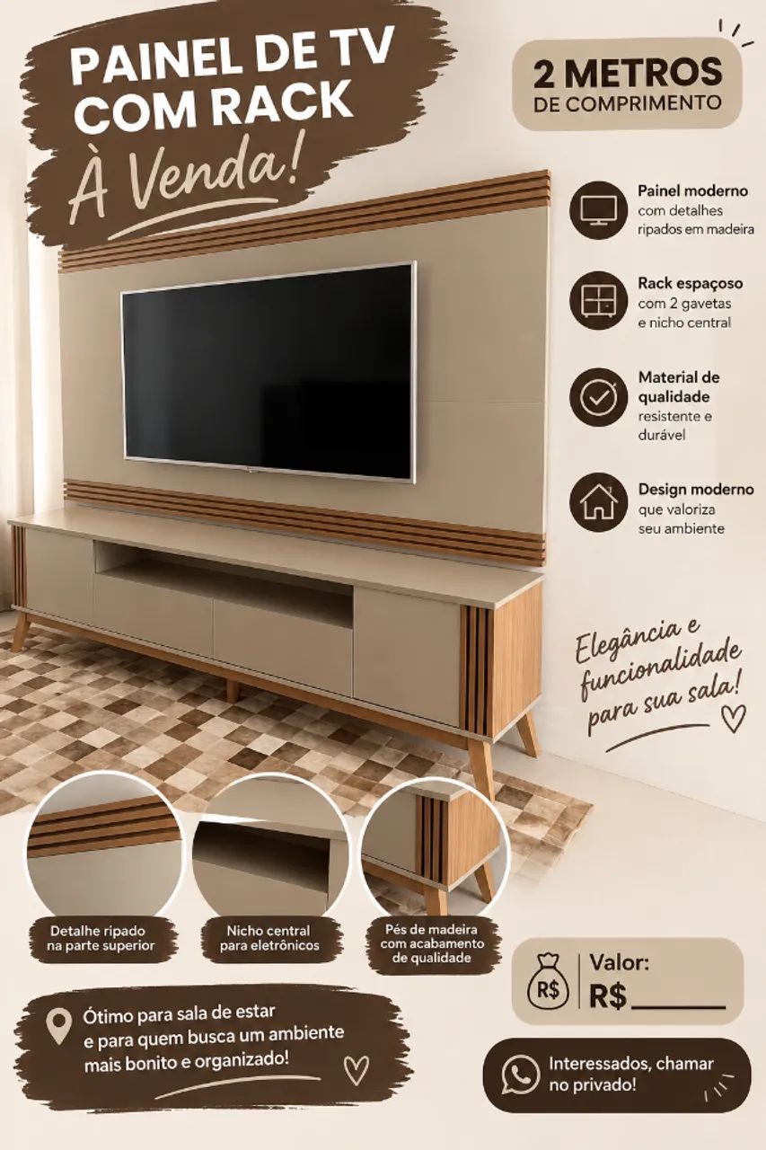 Painel para tv 
