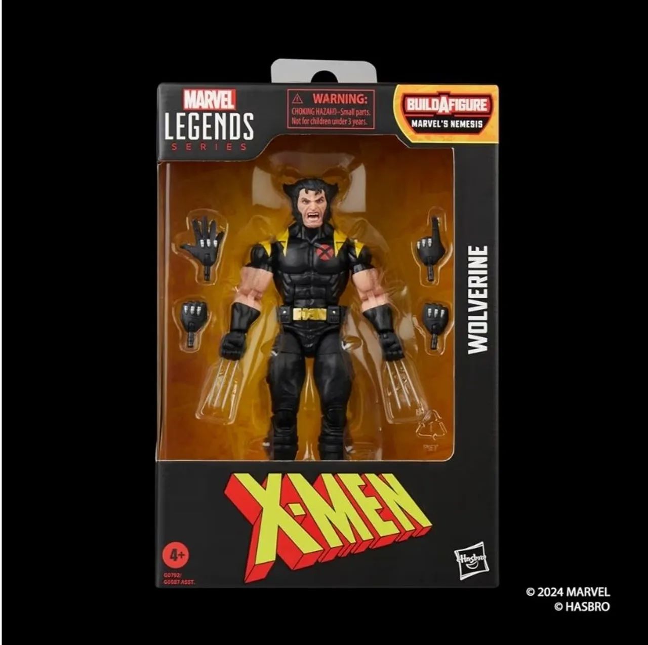 FIGURA MARVEL LEGENDS WOLVERINE ( uniforme preto ) - Foto 2