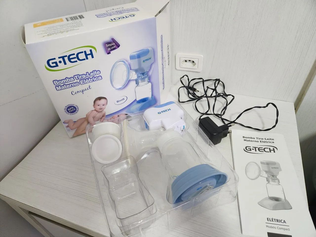 Extratora Bomba Elétrica Leite Materno G-Tech Compact bivolt - Foto 2