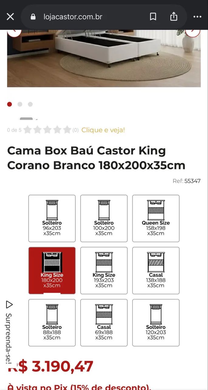 Box baú cama casal king size  - Foto 2