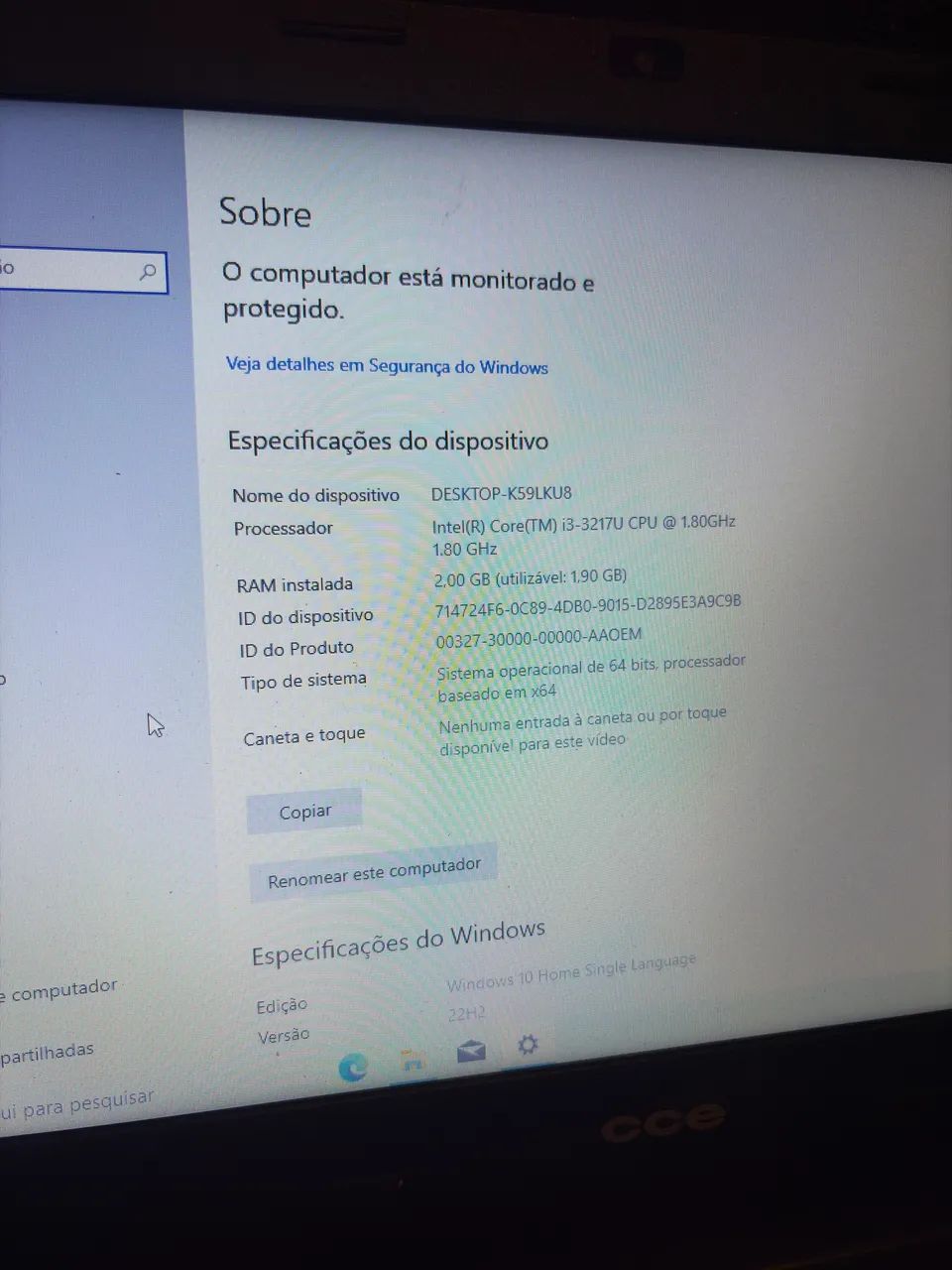 Notebook CCE Ultra Thin N325  - Foto 2