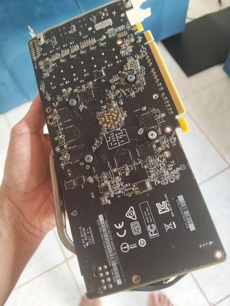 RX 570 DDR5 (Aceito trocas) com defeito - Foto 4