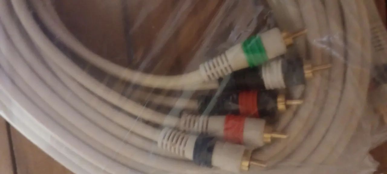 Cabo componente áudio E, áudio RCA alta resolução 3mts  - Foto 2