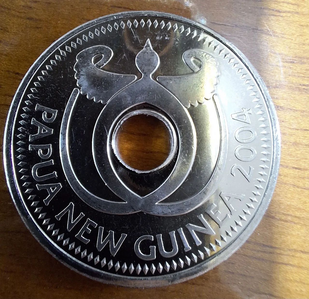 Moeda Papua Nova Guiné 33,2mm - Foto 2